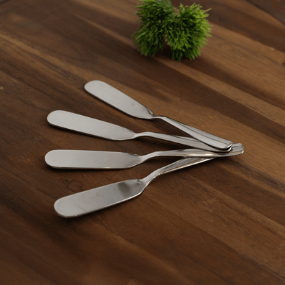 Jogo 4 Espátulas em Aço Inox 13cm