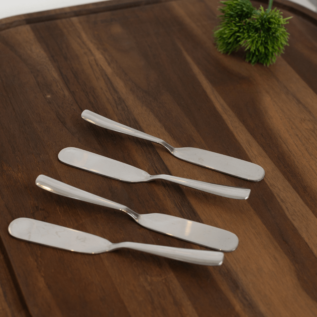 Jogo 4 Espátulas em Aço Inox 13cm