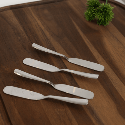 Jogo 4 Espátulas em Aço Inox 13cm