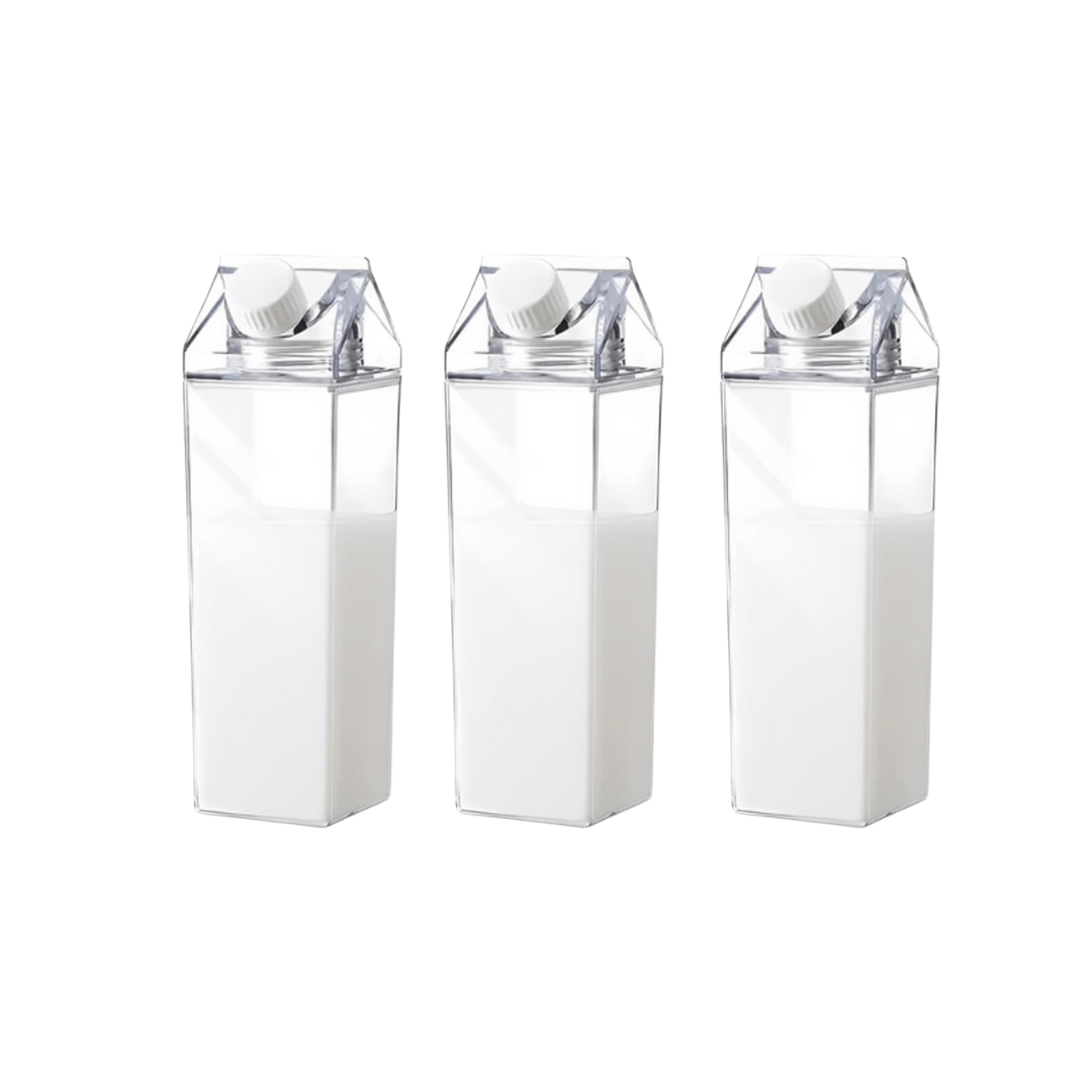 Kit 3 Garrafas para Bebidas Decorativa My Box 1 Litro