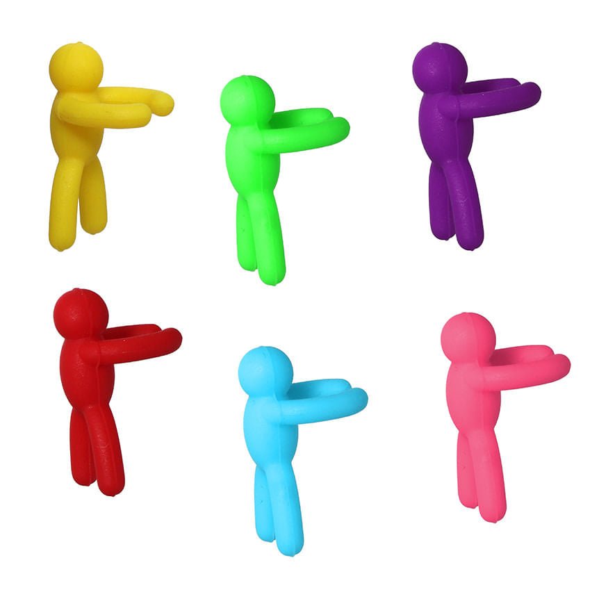 Kit Marca Taça de Silicone 6 Peças