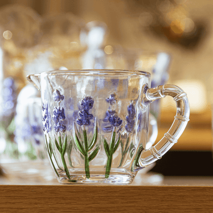 Leiteira de Cristal Lavanda 240ml
