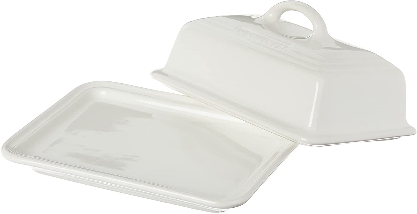 Manteigueira Cerâmica Branca Le Creuset