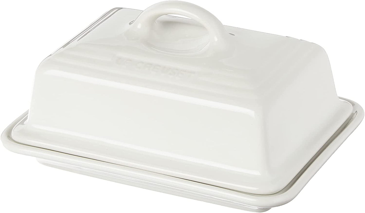 Manteigueira Cerâmica Branca Le Creuset