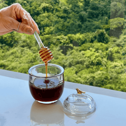 Meleira com Pegador e Tampa de Cristal Golden Bird 150ml