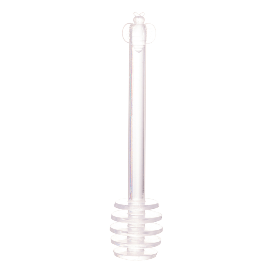 Meleira de Cristal Martelado com Colher e Tampa com Fio de Ouro Petra