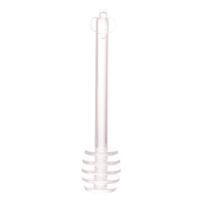 Meleira de Cristal Martelado com Colher e Tampa com Fio de Ouro Petra