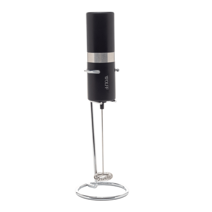 Mixer Elétrico para Bebidas em Aço Inox e Plástico com Suporte
