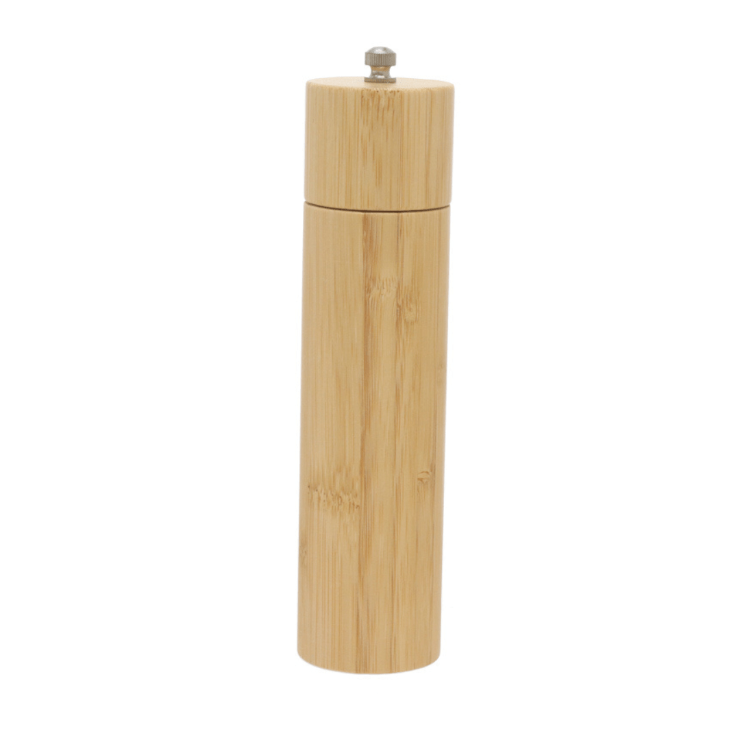 Moedor Manual para Sal e Pimenta Moulin de Bambu 21cm