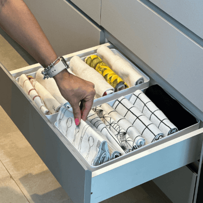 Organizador Colmeia Logic Branco 20cm x 35cm