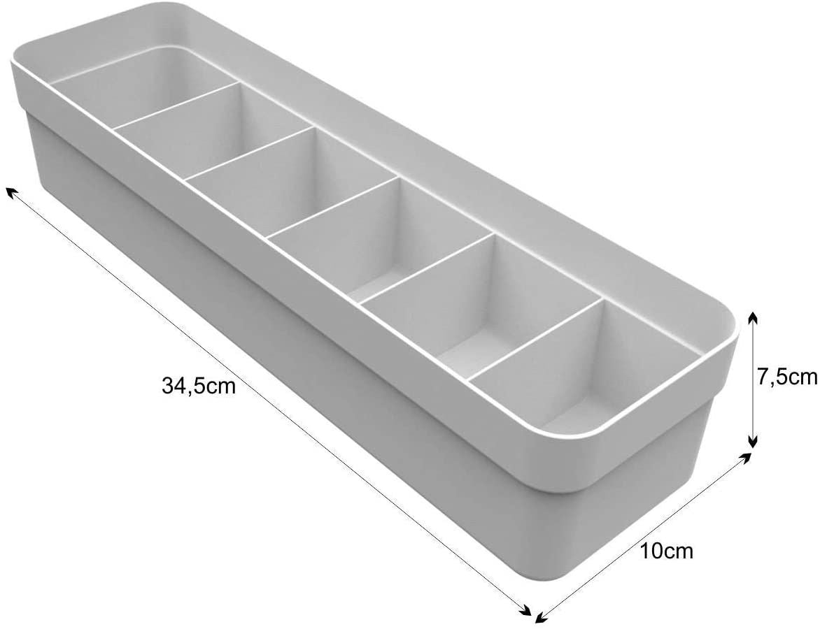 Organizador Colmeia Logic Branco P 35cm x 10cm