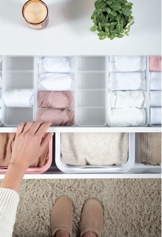 Organizador Colmeia Logic Branco P 35cm x 10cm