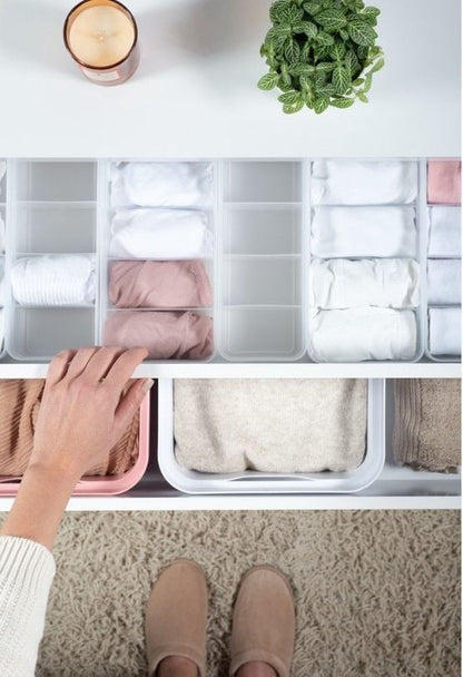 Organizador Colmeia Logic Branco P 35cm x 10cm