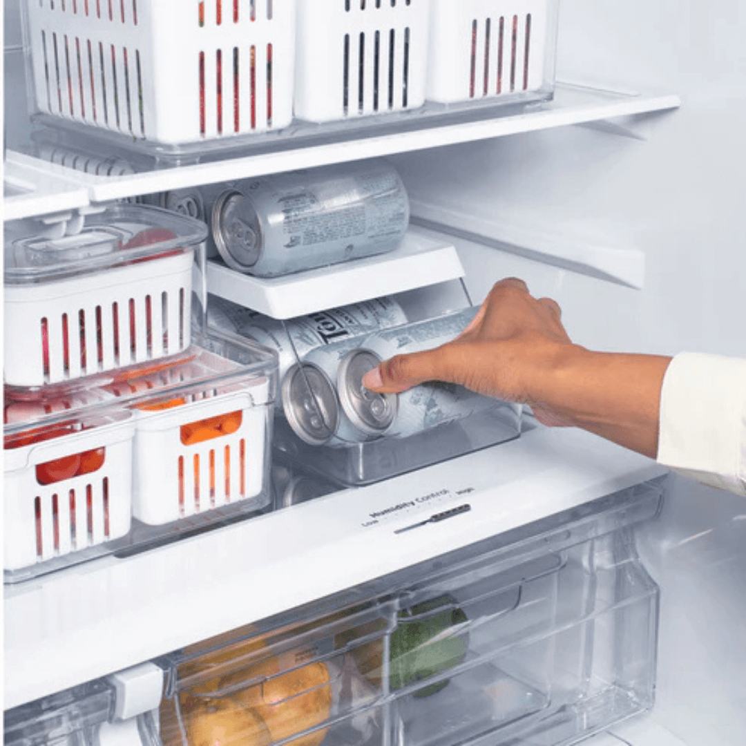 Organizador de 9 Latas Branco Clear Fresh 35cm
