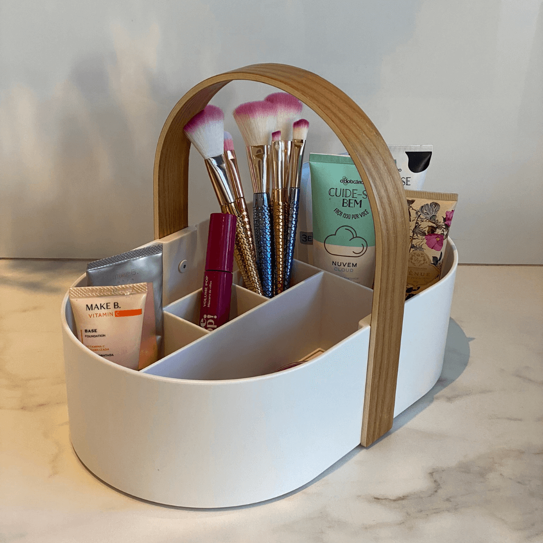 Organizador de Cosméticos Bellwood Branco