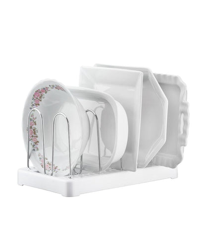 Organizador de Formas, Travessas e Frigideiras Branco