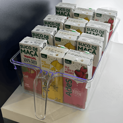 Organizador de Geladeira Retangular com Pegador 31,4cm