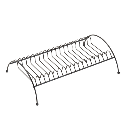 Organizador De Pratos Para Armário e Pia Preto Linha Black