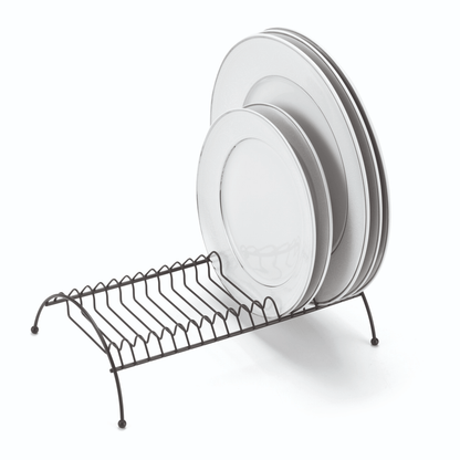 Organizador De Pratos Para Armário e Pia Preto Linha Black