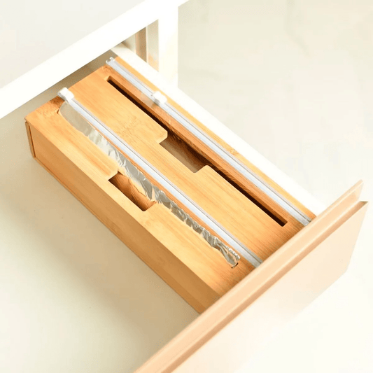 Organizador de Rolos Keep de Bambu para Gavetas