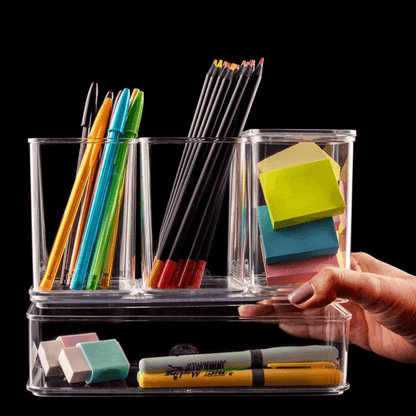 Organizador Encaixa Multiuso Transparente 14,6cm