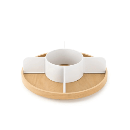 Organizador Giratório Bellwood em Madeira 30cm