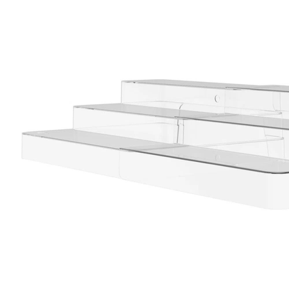 Organizador Multinivel Extensivel Clear Transparente 25cm x 29-54cm x 10,3cm