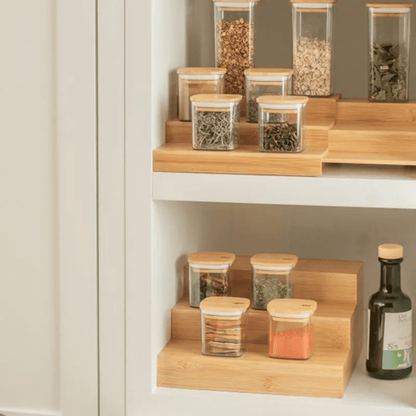 Organizador Multinivel Keep em Bambu 25cm x 13cm
