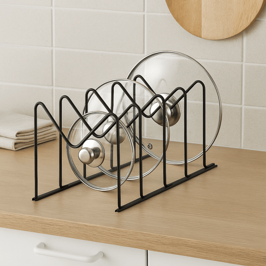 Organizador Para Formas, Tampas e Travessas Preto Fosco Linha Black
