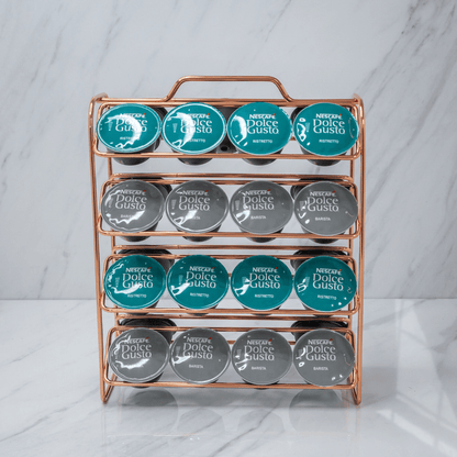 Organizador Porta Cápsulas de Café Dolce Gusto Rose Gold