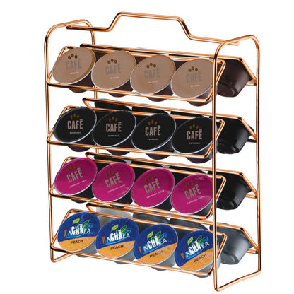 Organizador Porta Cápsulas de Café Dolce Gusto Rose Gold