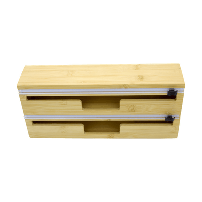 Organizador Porta Rolos em Bambu 33,5cm