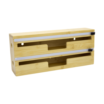 Organizador Porta Rolos em Bambu 33,5cm