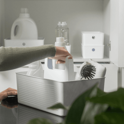 Organizador Multiuso com Alça Flow Branco 8 Litros
