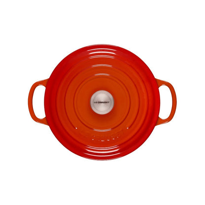 Panela Redonda Signature laranja 24cm Le Creuset