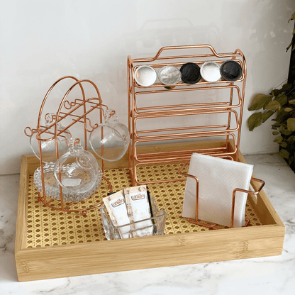 Organizador Porta Cápsulas de Café Dolce Gusto Rose Gold