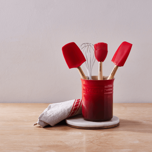 Porta Utensilios Cerâmica Clássico Vermelho 1 Litro Le Creuset