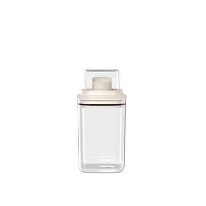 Pote Hermético Dispenser Flow Bege 1,5 Litros