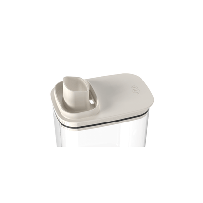 Pote Hermético Dispenser Flow Bege 2,3 Litros