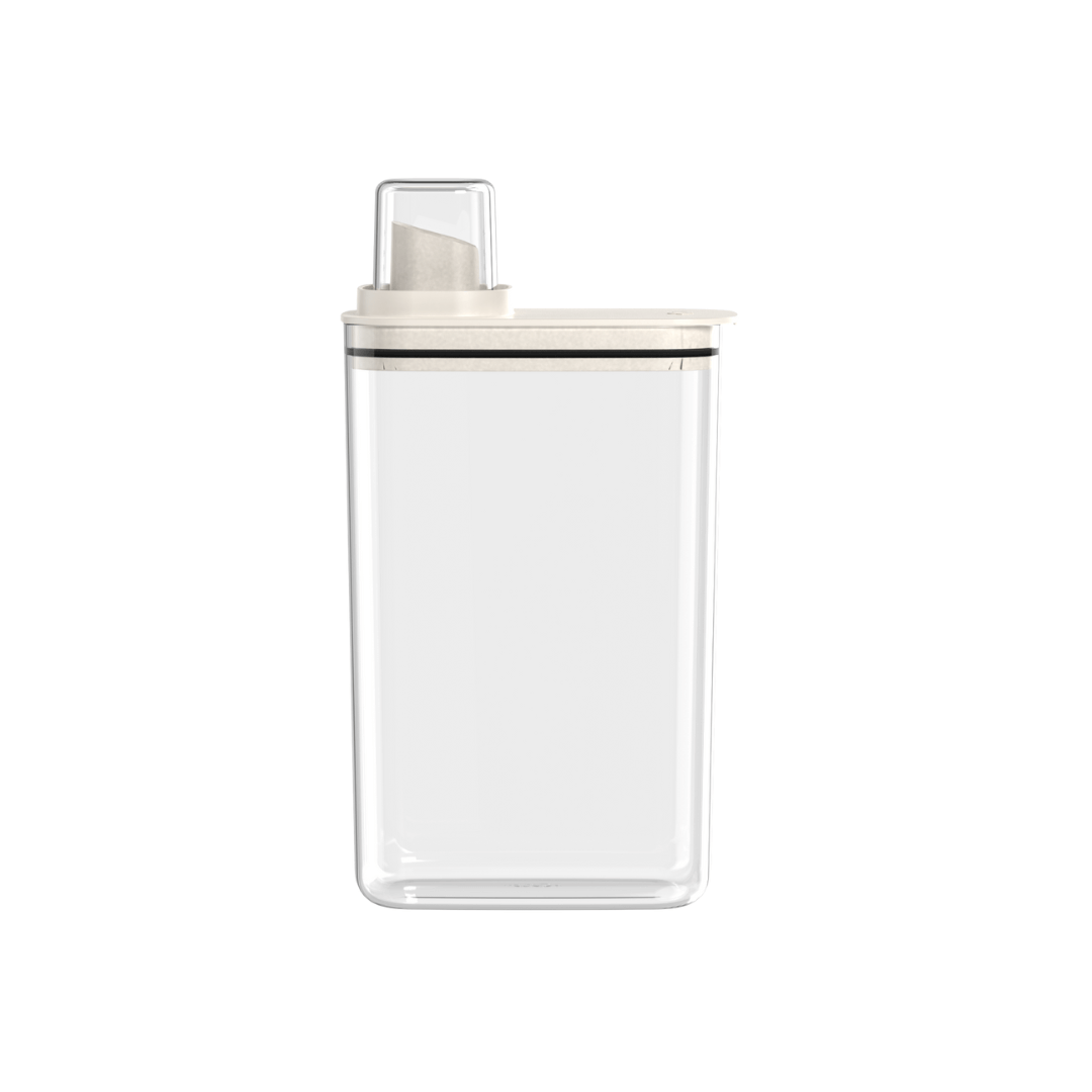 Pote Hermético Dispenser Flow Bege 2,3 Litros