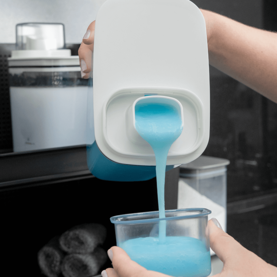 Pote Hermético Dispenser Flow Branco 2,3 Litros