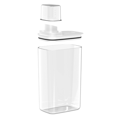 Pote Hermético Dispenser Flow Branco 2,3 Litros