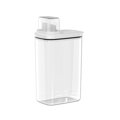 Pote Hermético Dispenser Flow Branco 2,3 Litros