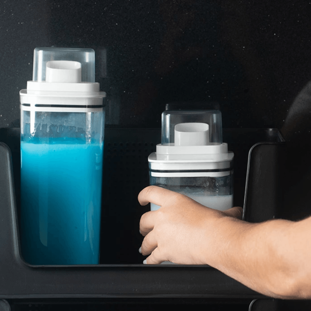 Pote Hermético Dispenser Flow Branco 2,3 Litros