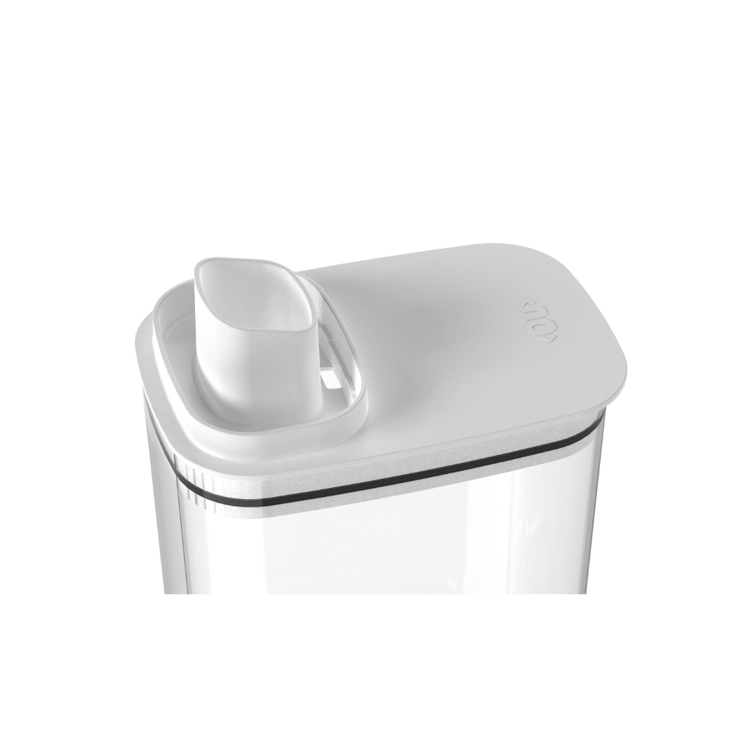 Pote Hermético Dispenser Flow Branco 2,3 Litros