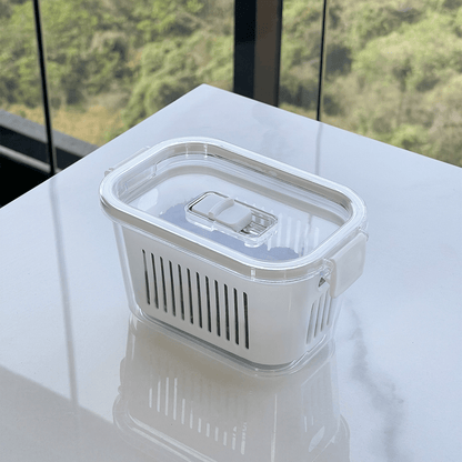 Pote Hermético Slim Multiuso Branco 630ml