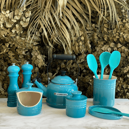 Pote para Manteiga Manteigueira Azul Caribe Le Creuset