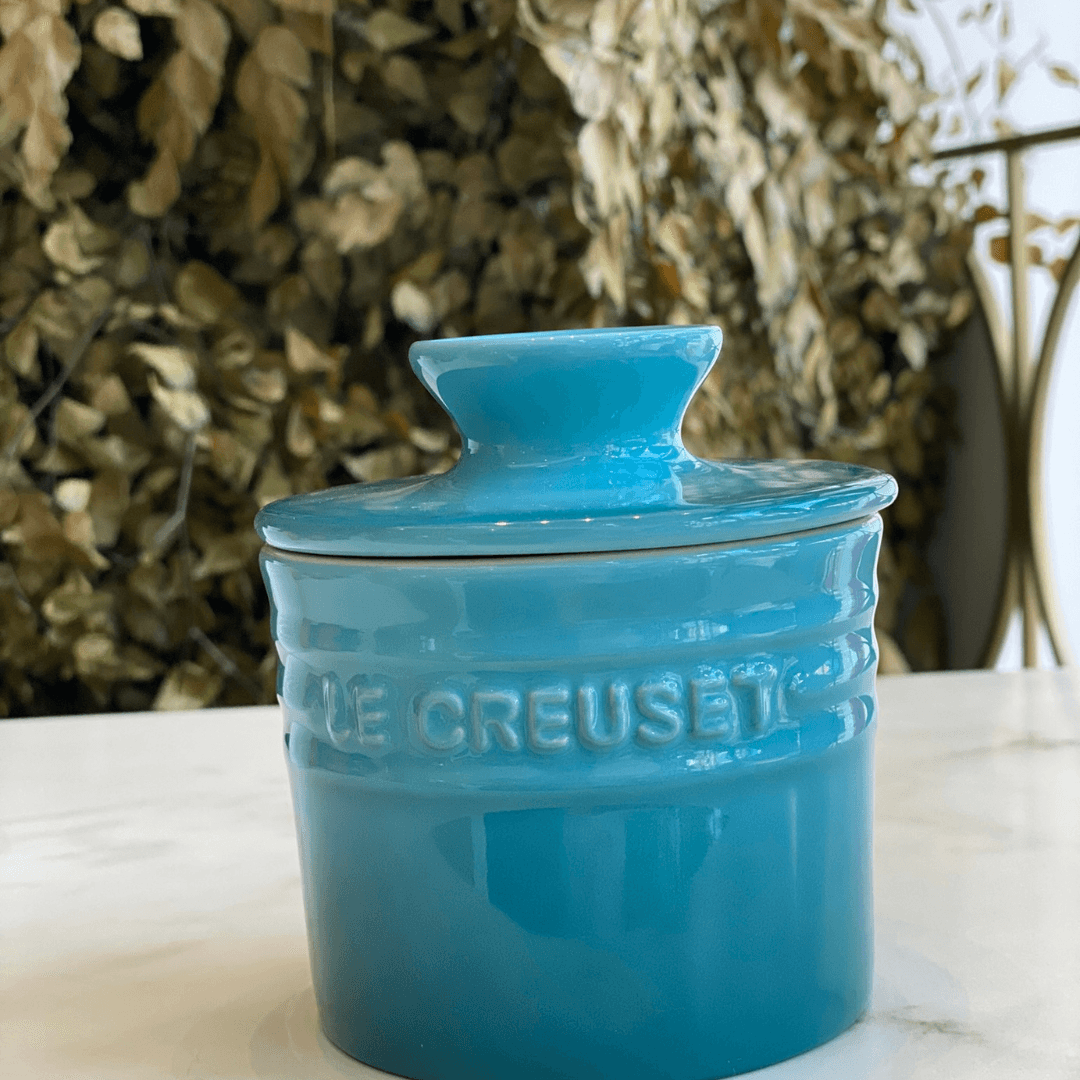 Pote para Manteiga Manteigueira Azul Caribe Le Creuset
