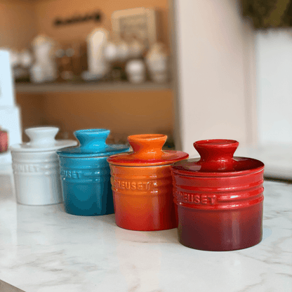 Pote para Manteiga Manteigueira Azul Caribe Le Creuset