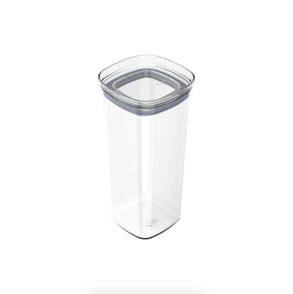Pote Porta Mantimento Organizador Quadrado com Tampa Hermética Natural Block 1,5 Litros